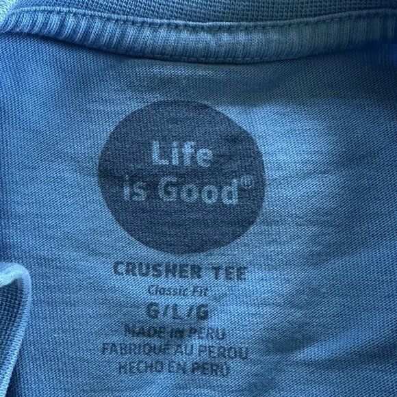 LOT of LIFE IS GOOD Short Sleeve T-shirts Qty 3 Size Large - Picture 6 of 11